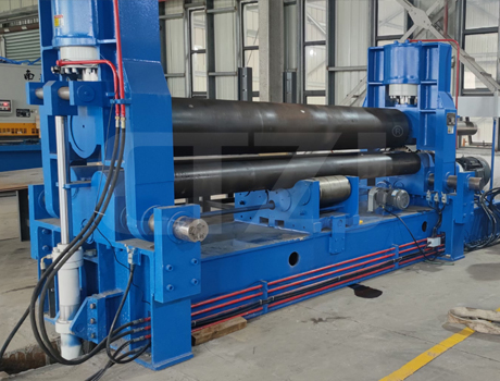 小型上輥萬能式卷板機2